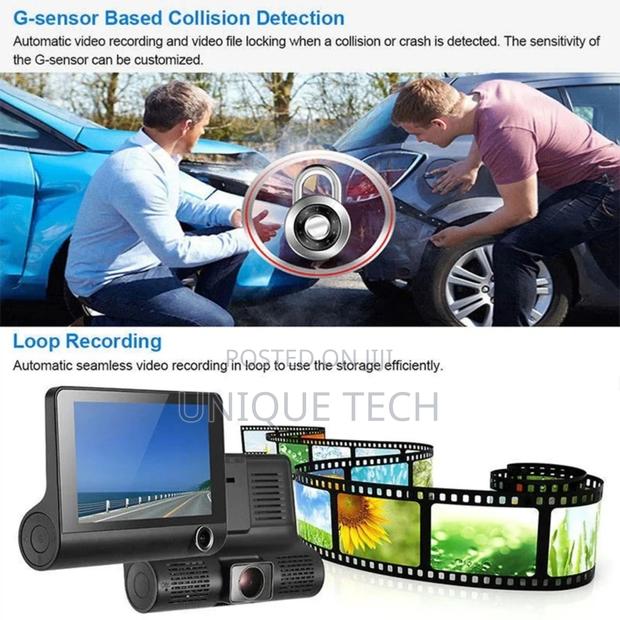 Enhanced Driving Experience: 3-in-1 Dash Camera Solution - main view