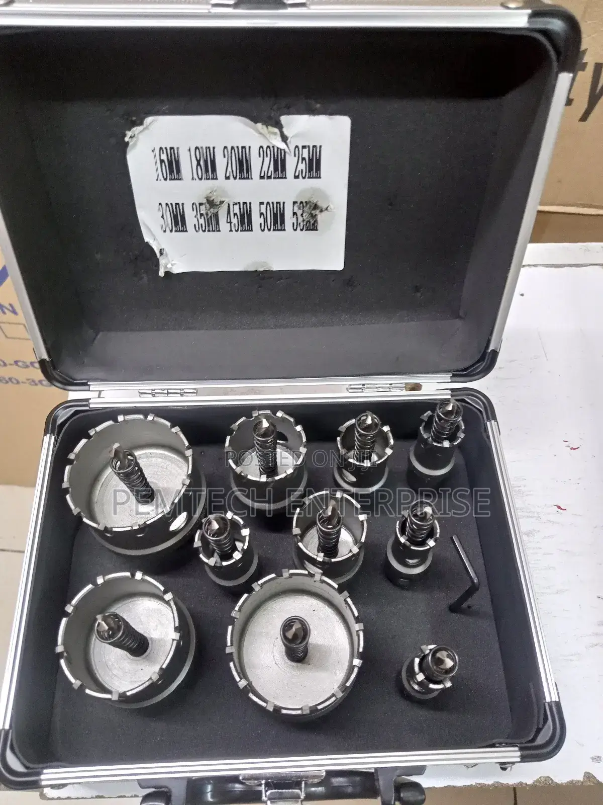 10pcs TCT Carbide Hole Saw Set