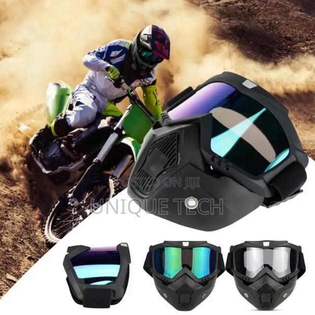 Riding Goggles Black With Mask
