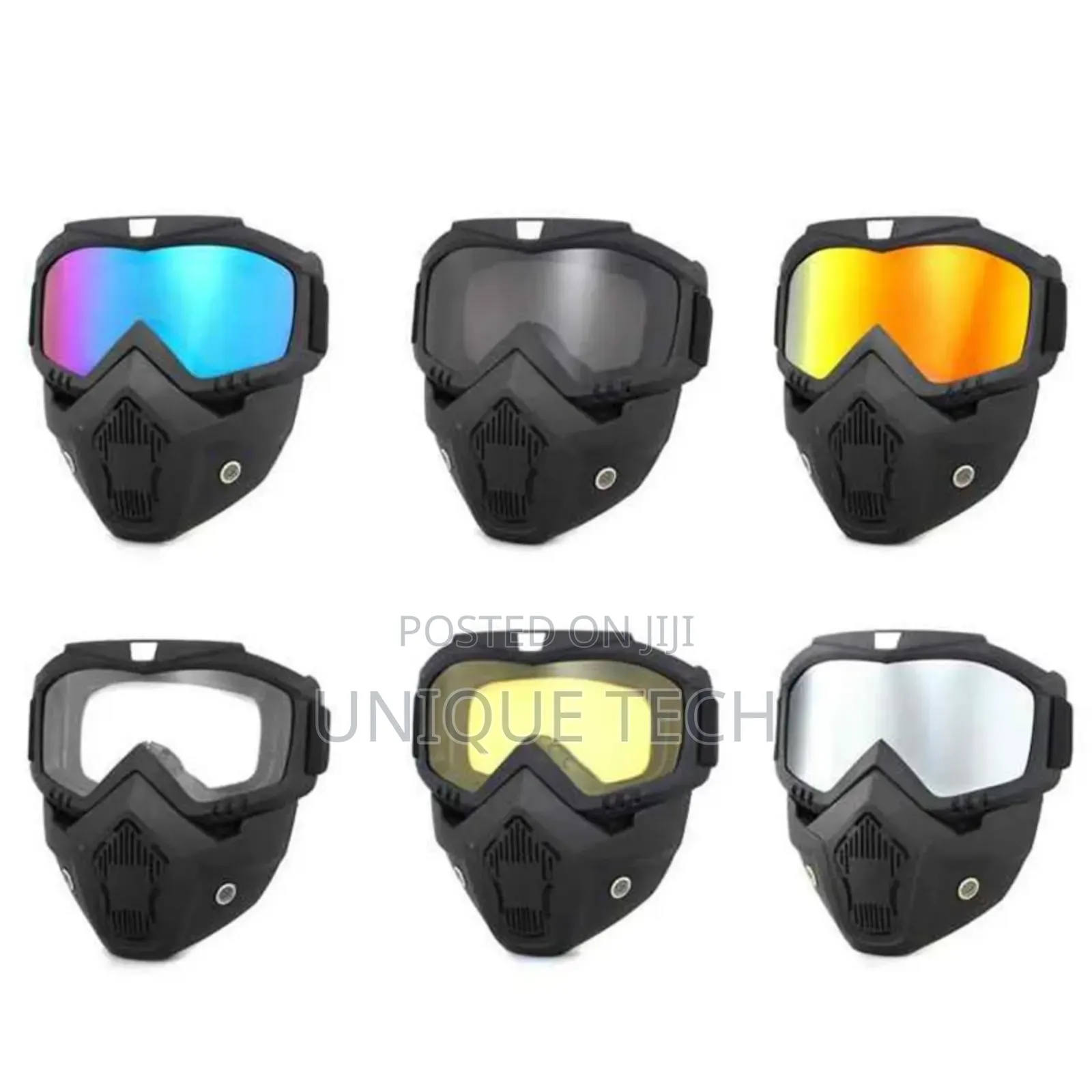 Protective Gear Riding Goggles +Interchangeable Face Shield