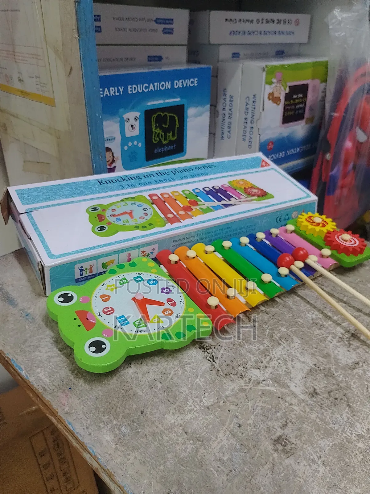 Hand Knock Wood Piano Kids Toy Xylophone
