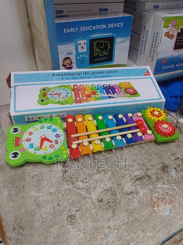 Knocking on the Wood Piano Kids Toy Xylophone 3 in 1