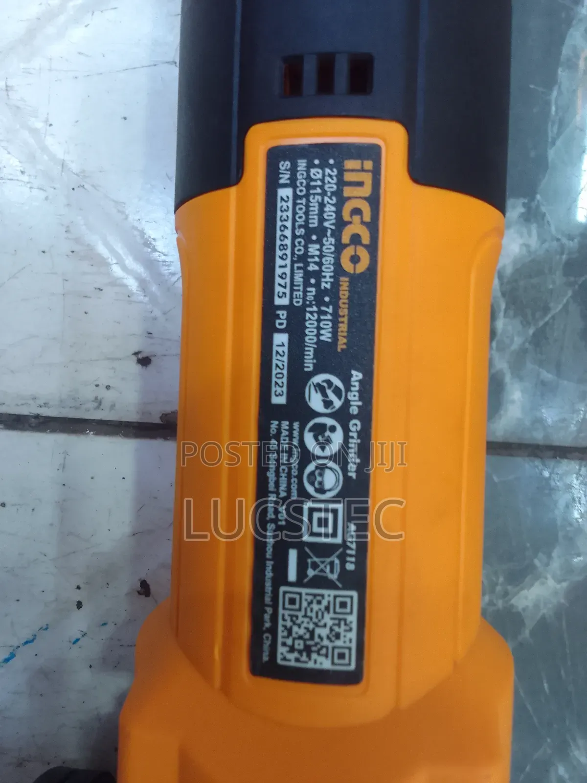 Ingco Ag7118 Angle Grinder 710W