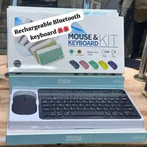 Rechargeable Bluetooth Keyboard + Wireless Mouse
