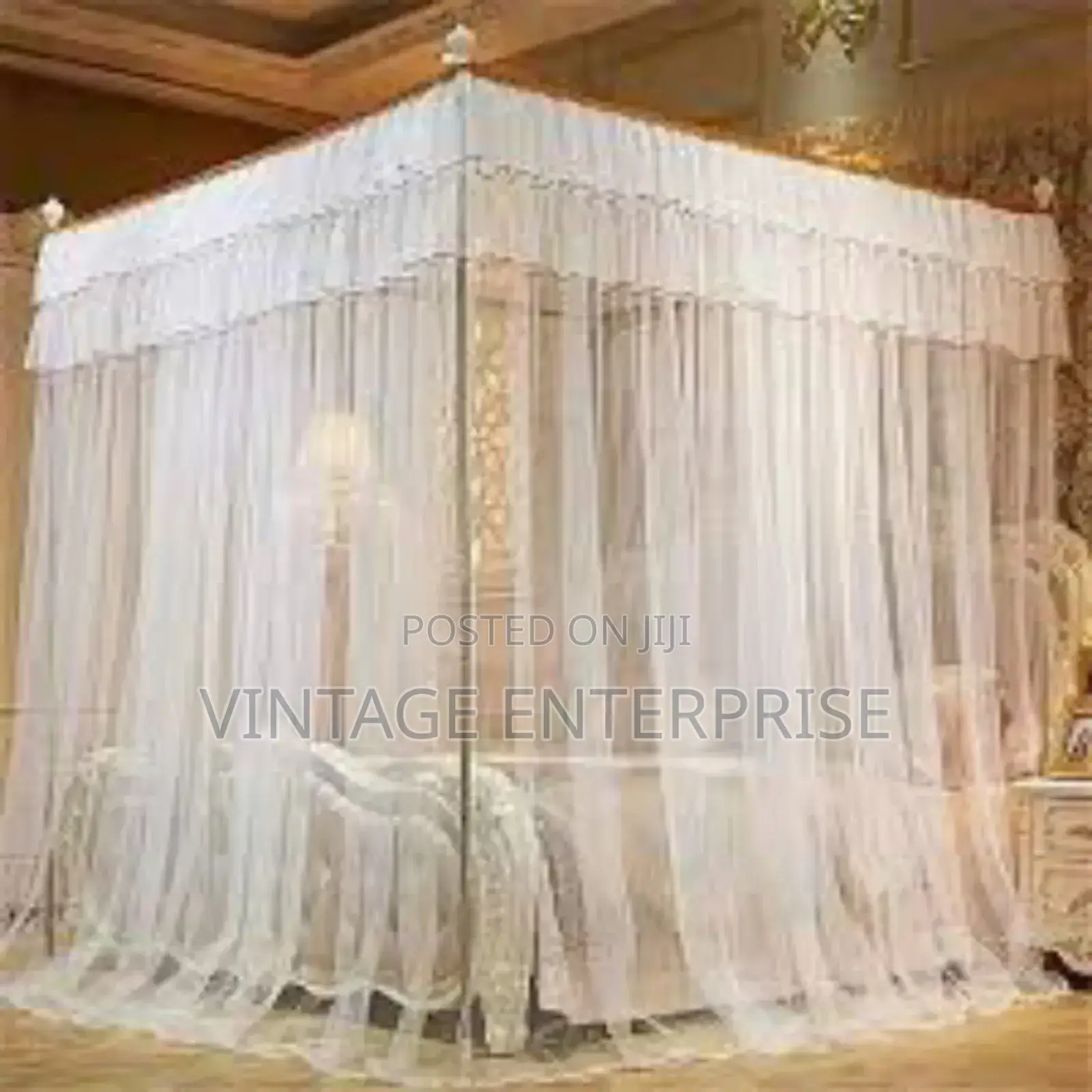 4 Stand Mosquito Net With Metallic Stand Mosquito