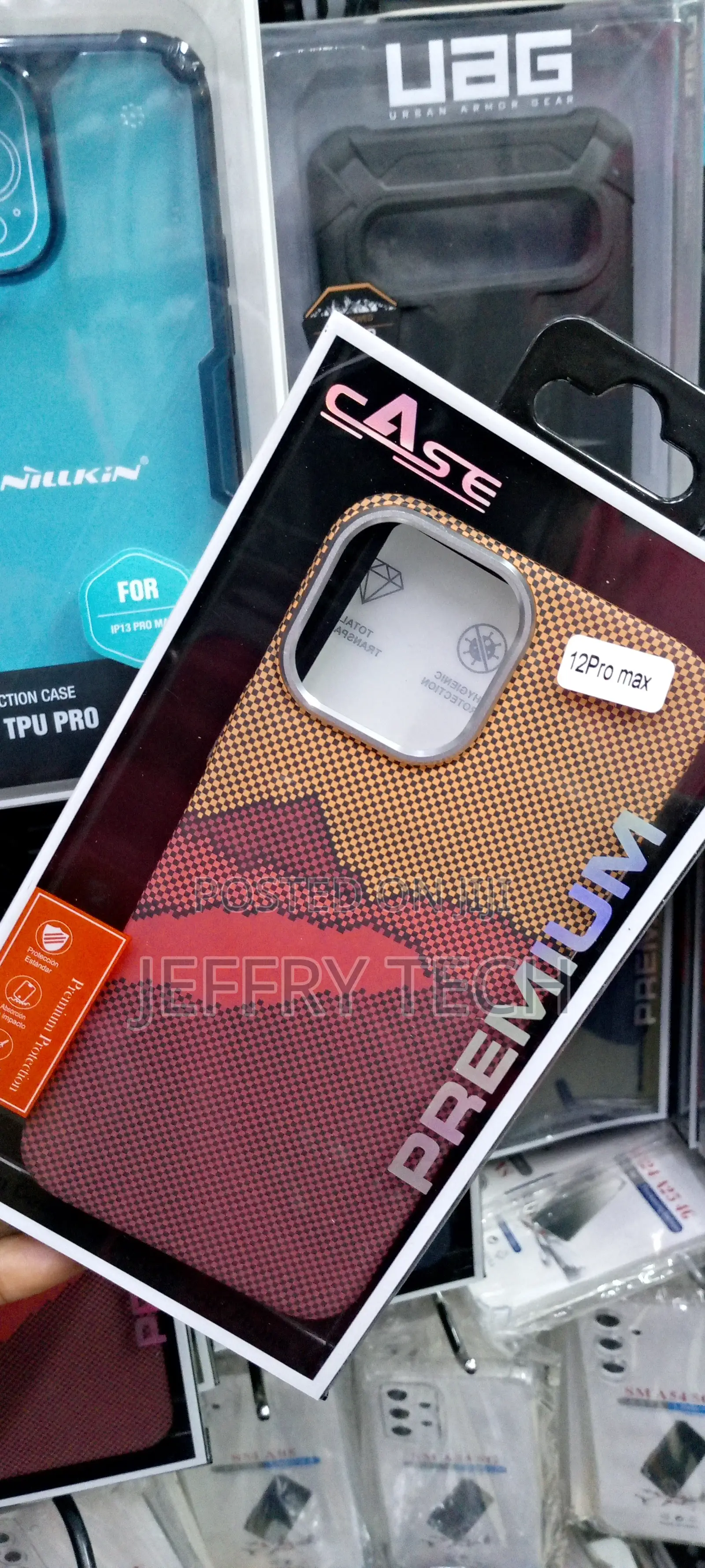 Mountain View Patterns Carbon Fibre for iPhone 12 Pro Max