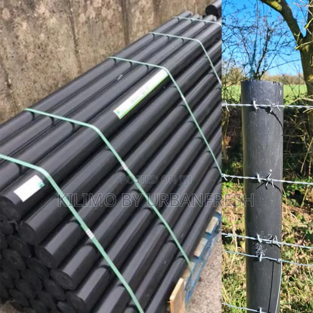 Plastic Poles (9ft Height:3"Diameter:Round) Moq 10pcs