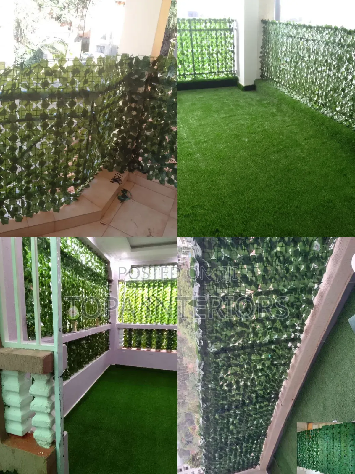 Modern Artificial Balcony Privacy Fence Balcony Screen Fence