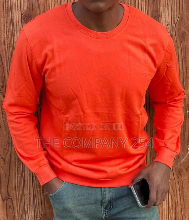 Quality Plain Longsleeve Round Neck Plain Sweat Shirt - thumbnail 5