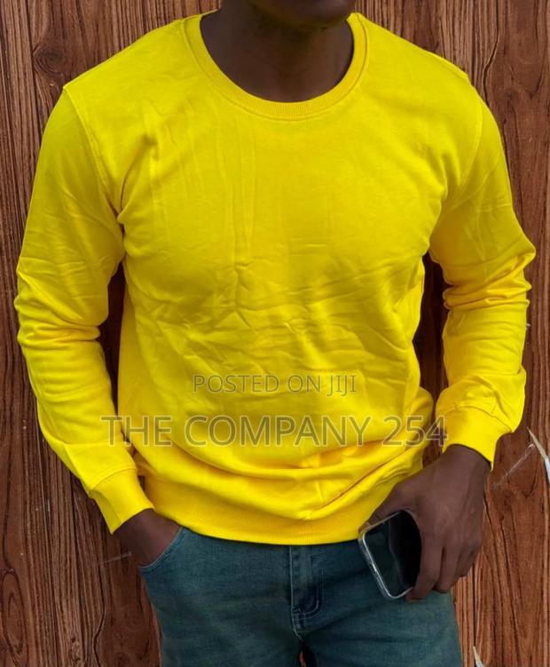 Quality Plain Longsleeve Round Neck Plain Sweat Shirt - thumbnail 6