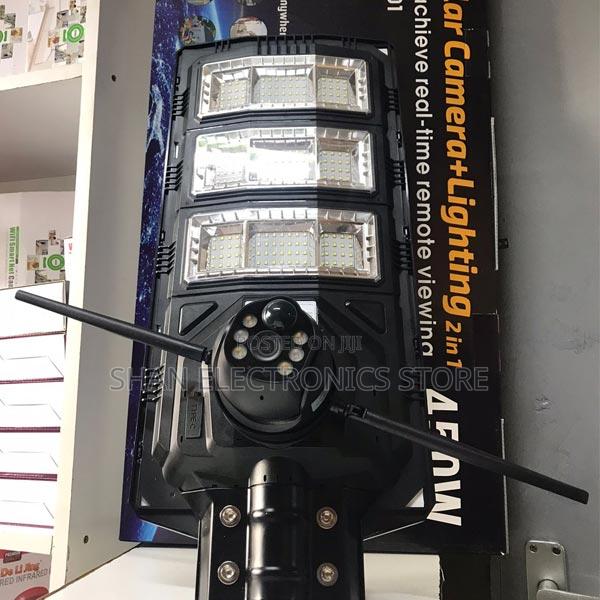 Solar Street Light With CCTV Camera 4g Simcard -450 Watts