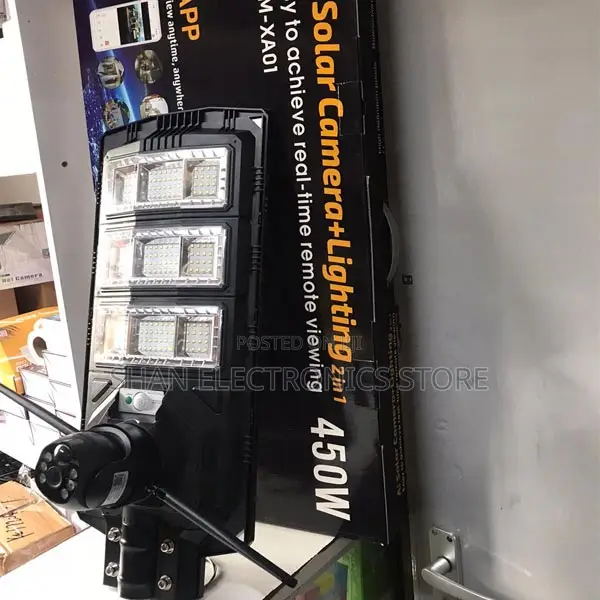4g PTZ Ai 4mp CCTV Camera All-in-One Integrated Solar Street
