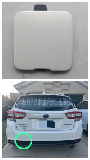 Subaru Impreza, Yr2017, Rear Bumper Towing Cap Cover