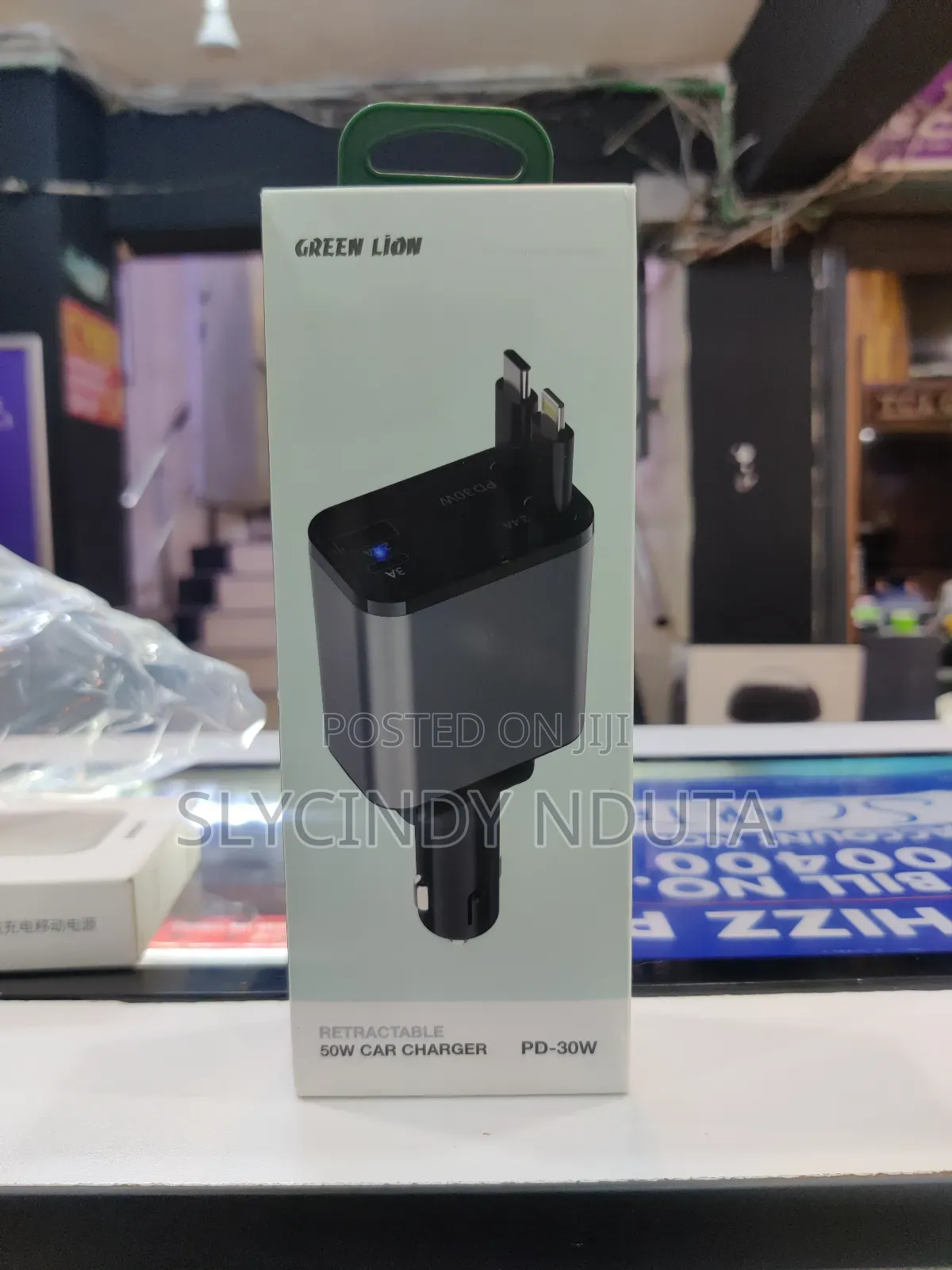 Green Lion 4 in 1 Car Charger