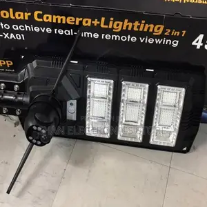 Street Light Lamp With CCTV 4g Camera - 450 Watts