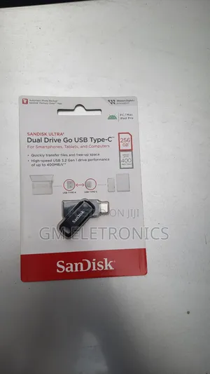 256gb Sandisk Ultra Dual Drive Go Usb Type-c.Flash Drive