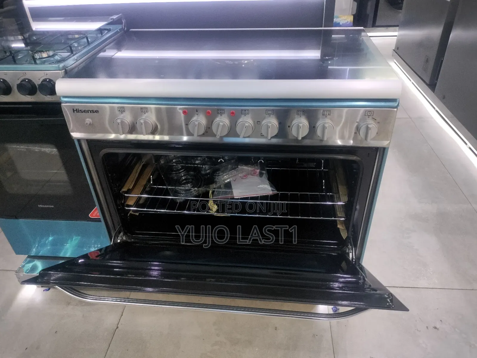 Hisense 4 Gas(1wok) +2 Electric Plate Hf942gees Cooker