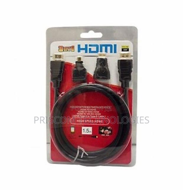 3 in 1 HDMI to Micro Mini HDMI Cable and Adapter Set - thumbnail 2