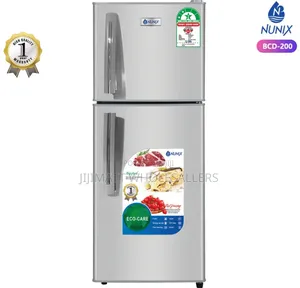 Nunix 200litres Double Door Refrigerator 3stars With Handles