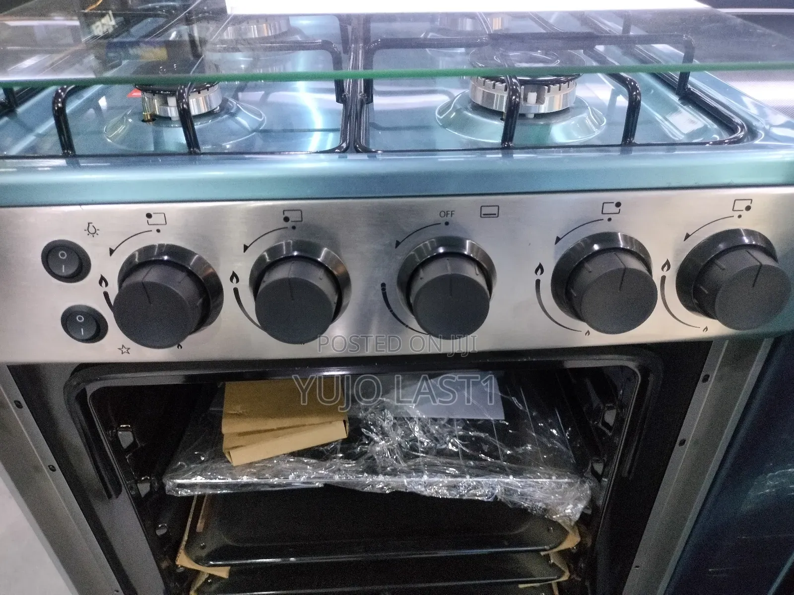 Hisense 50x50cm 4 Gas Free Stand Cooker HFG50111X