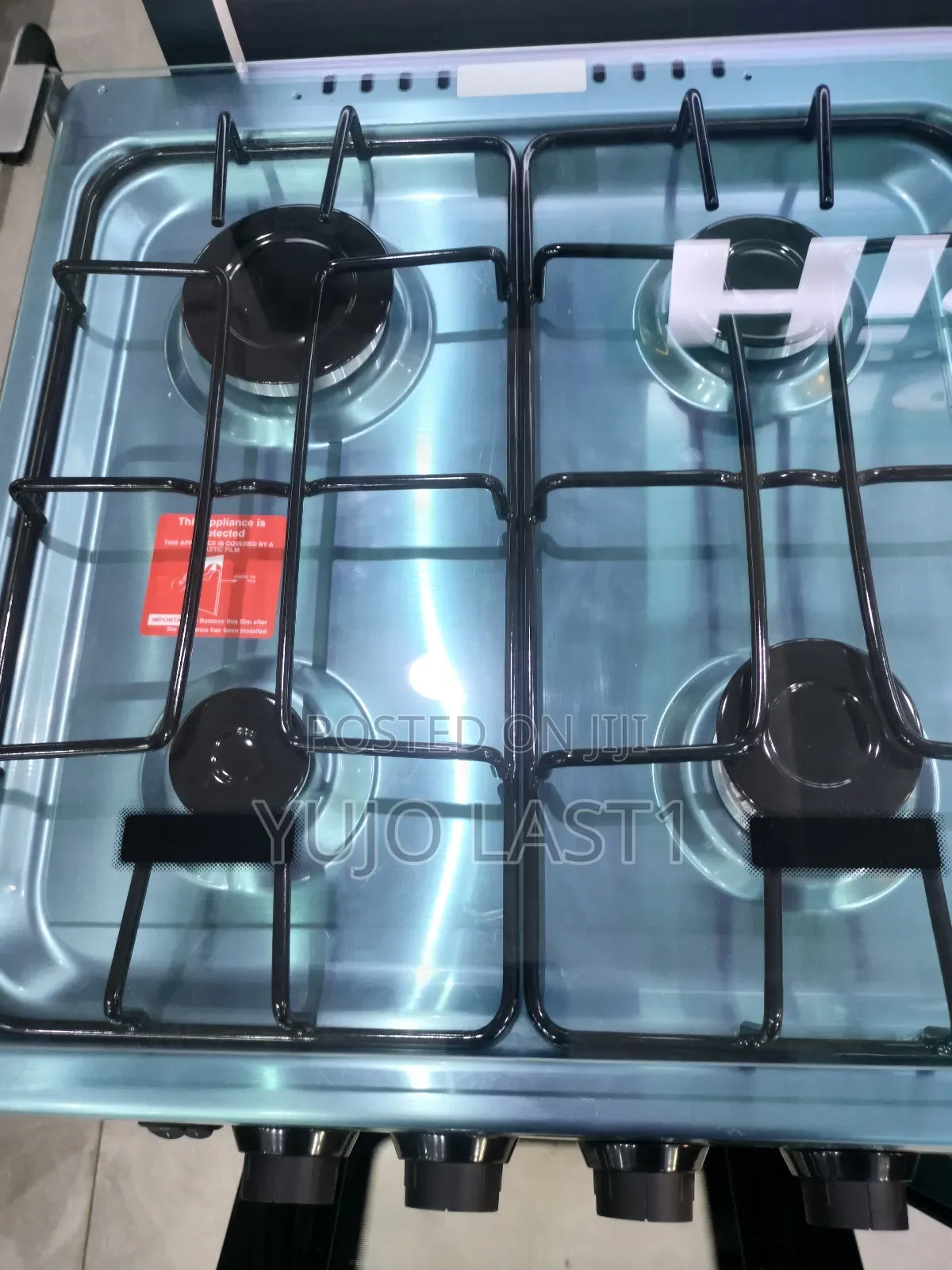 Hisense 50x50cm 4 Gas Free Stand Cooker HFG50111X