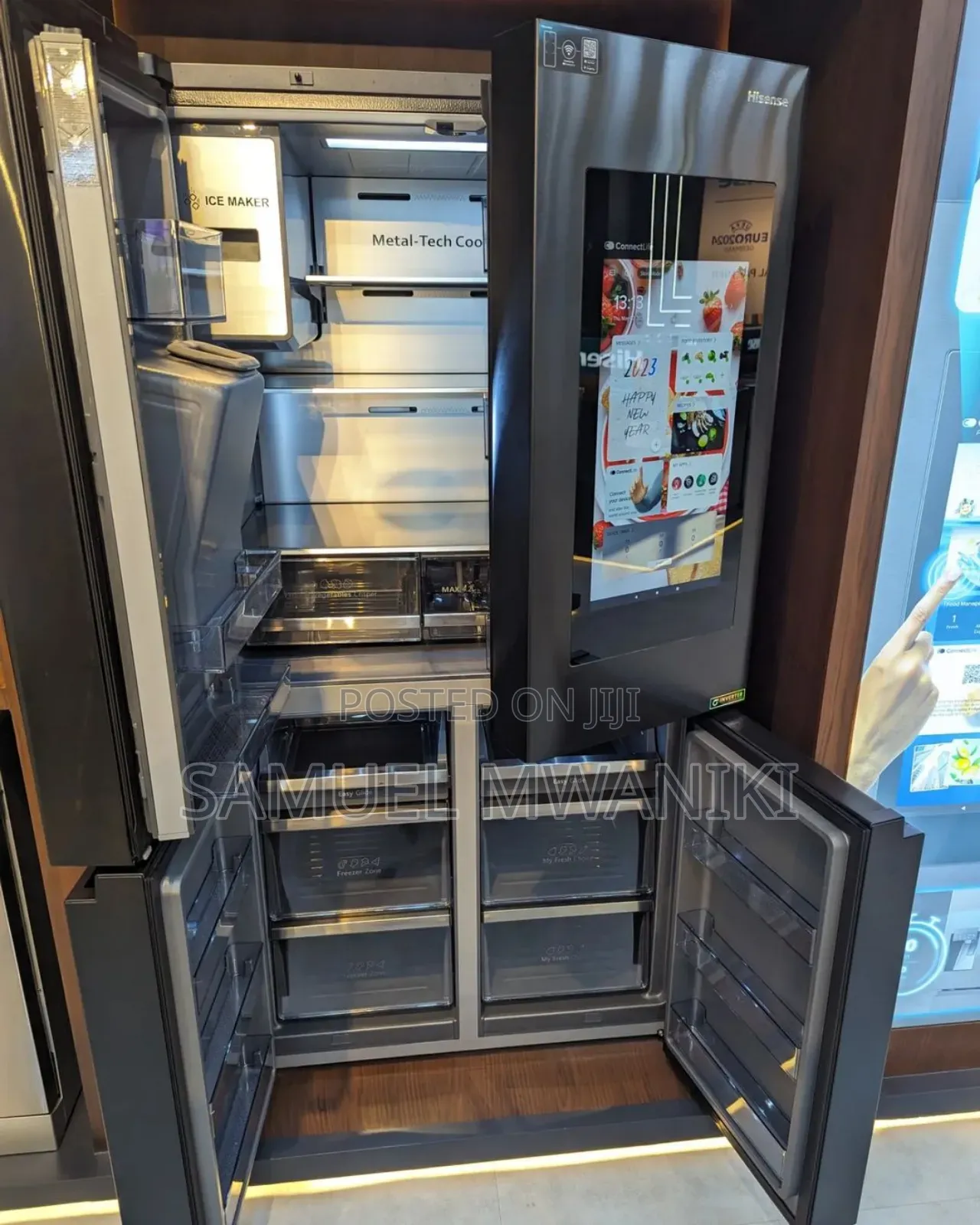 Hisense Multi Door 522 Liters Fridge Ice Water Dispenser