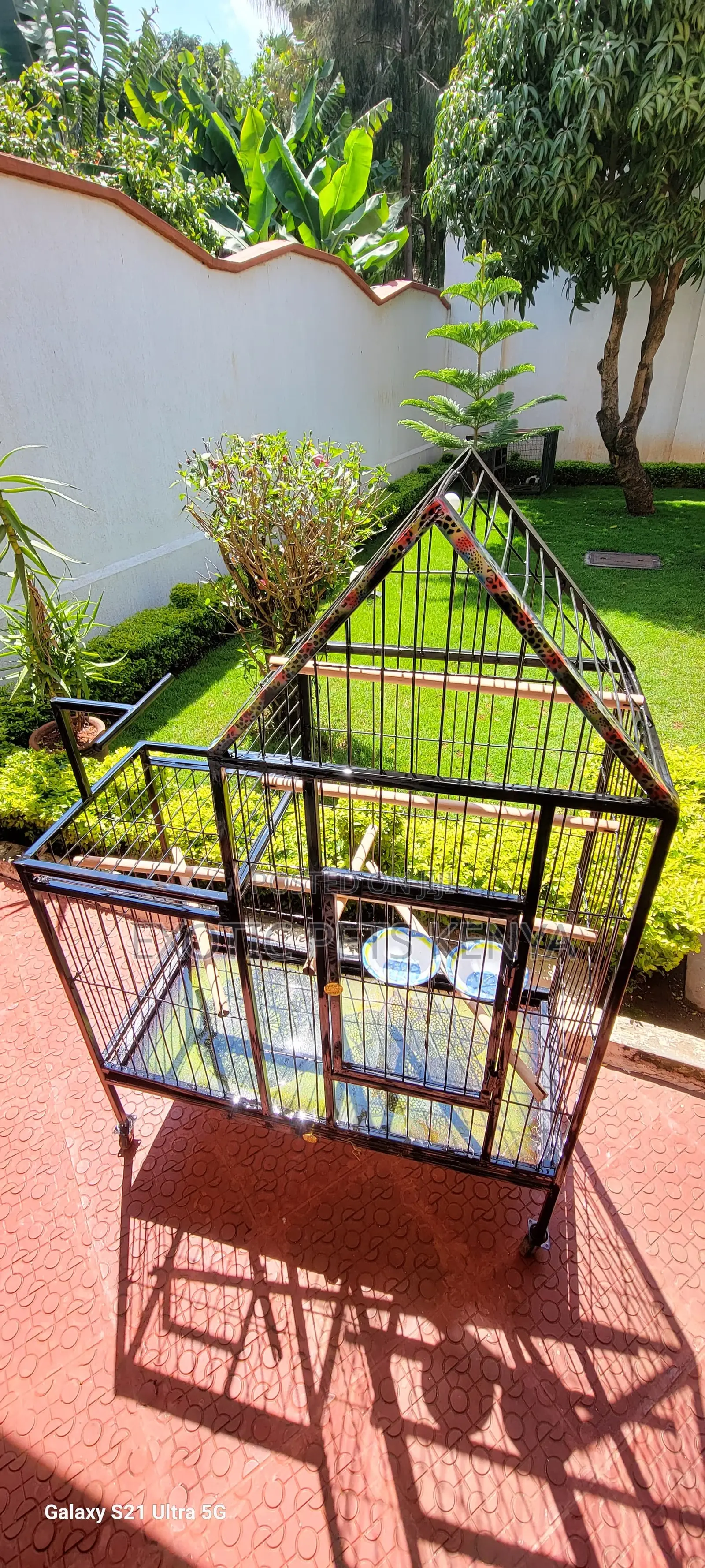 Fully Loaded Parrot Cage
