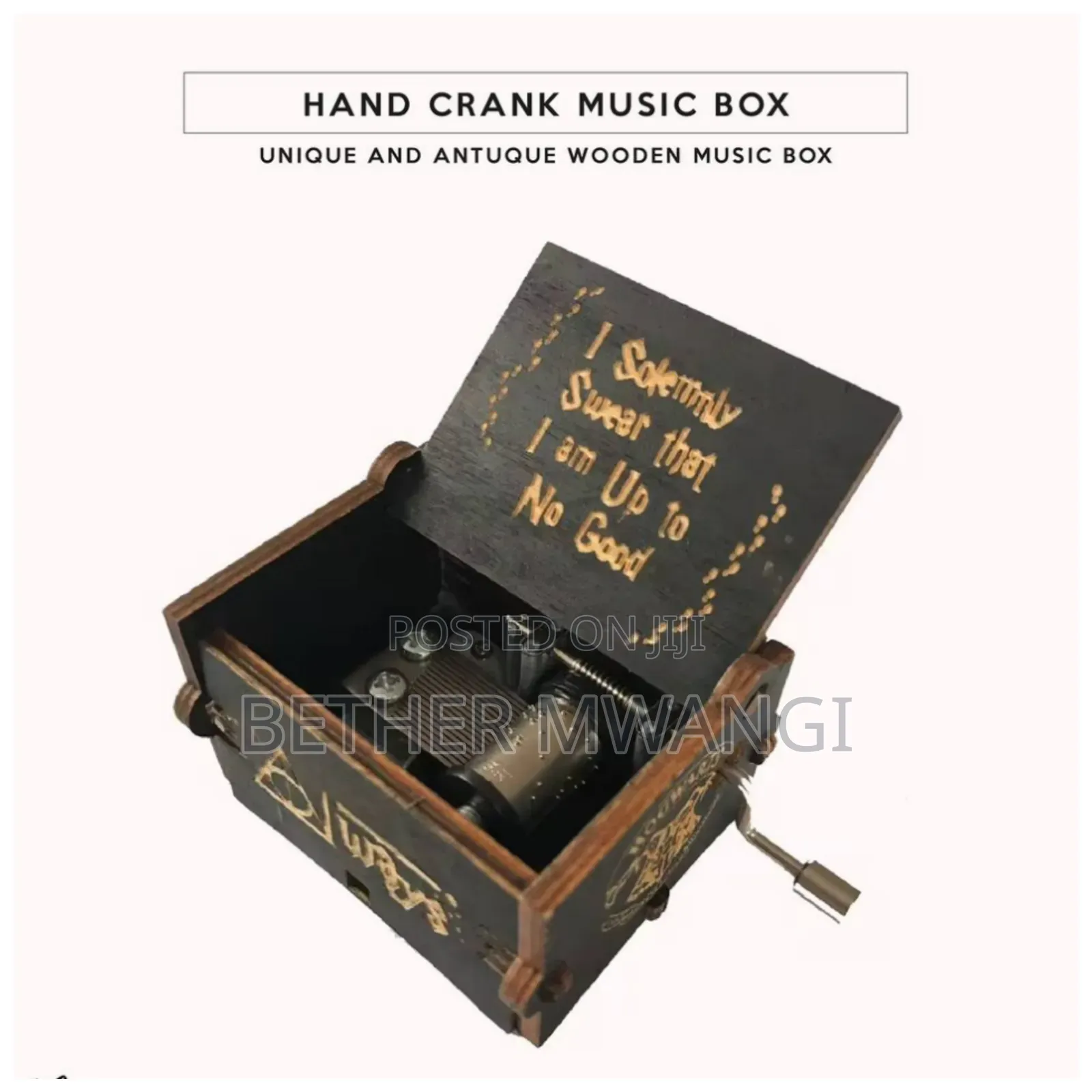 Hand Crank Music Box in Kenya