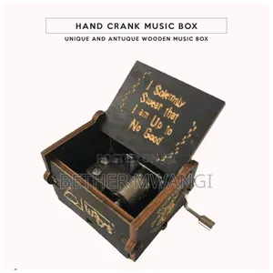 Hand Crank Music Box in Kenya