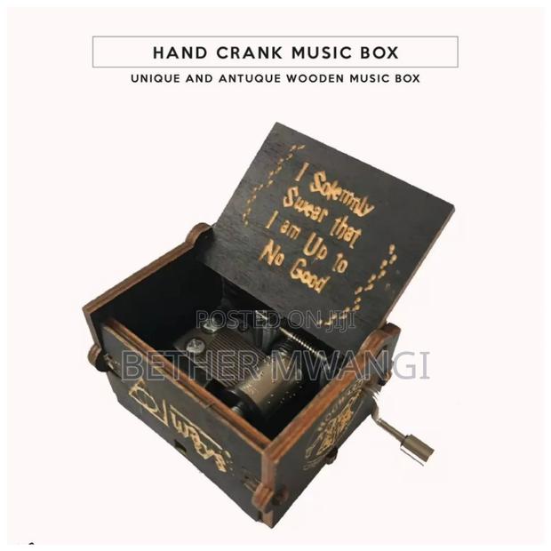Hand Crank Music Box in Kenya - main view