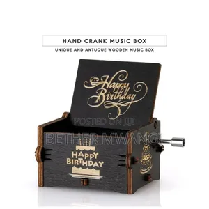Hand Crank Music Box in Kenya