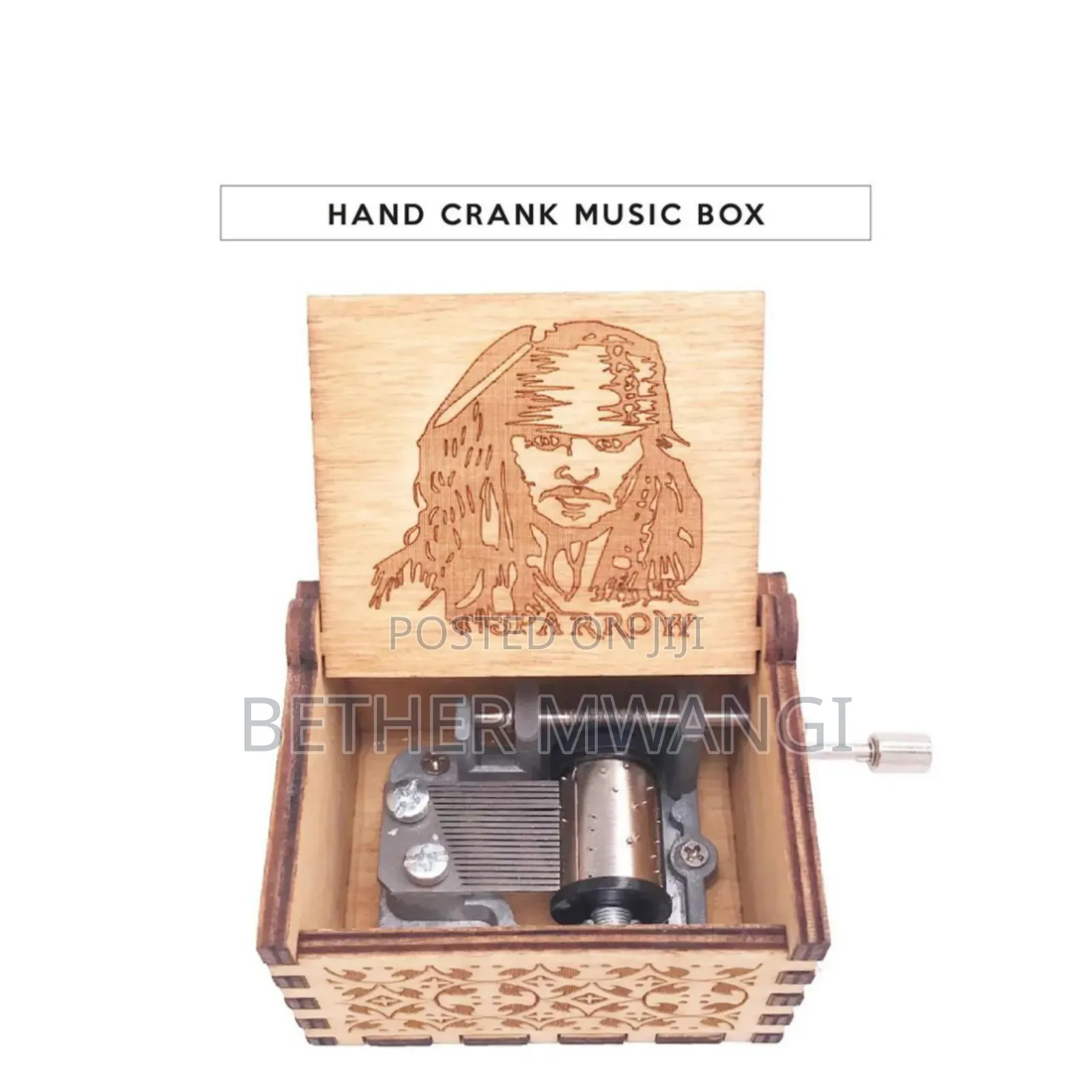 Hand Crank Music Box in Kenya