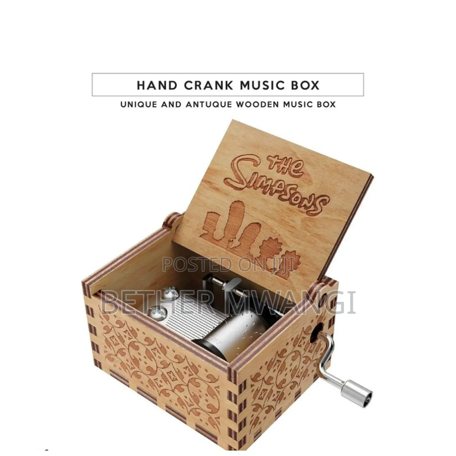 Hand Crank Music Box in Kenya