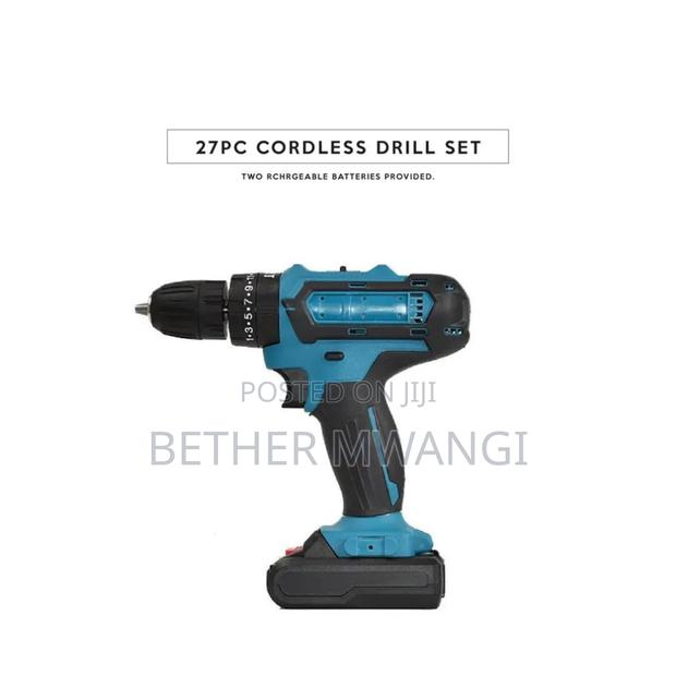 27 PC- Cordless Drill Set in Kenya - thumbnail 3