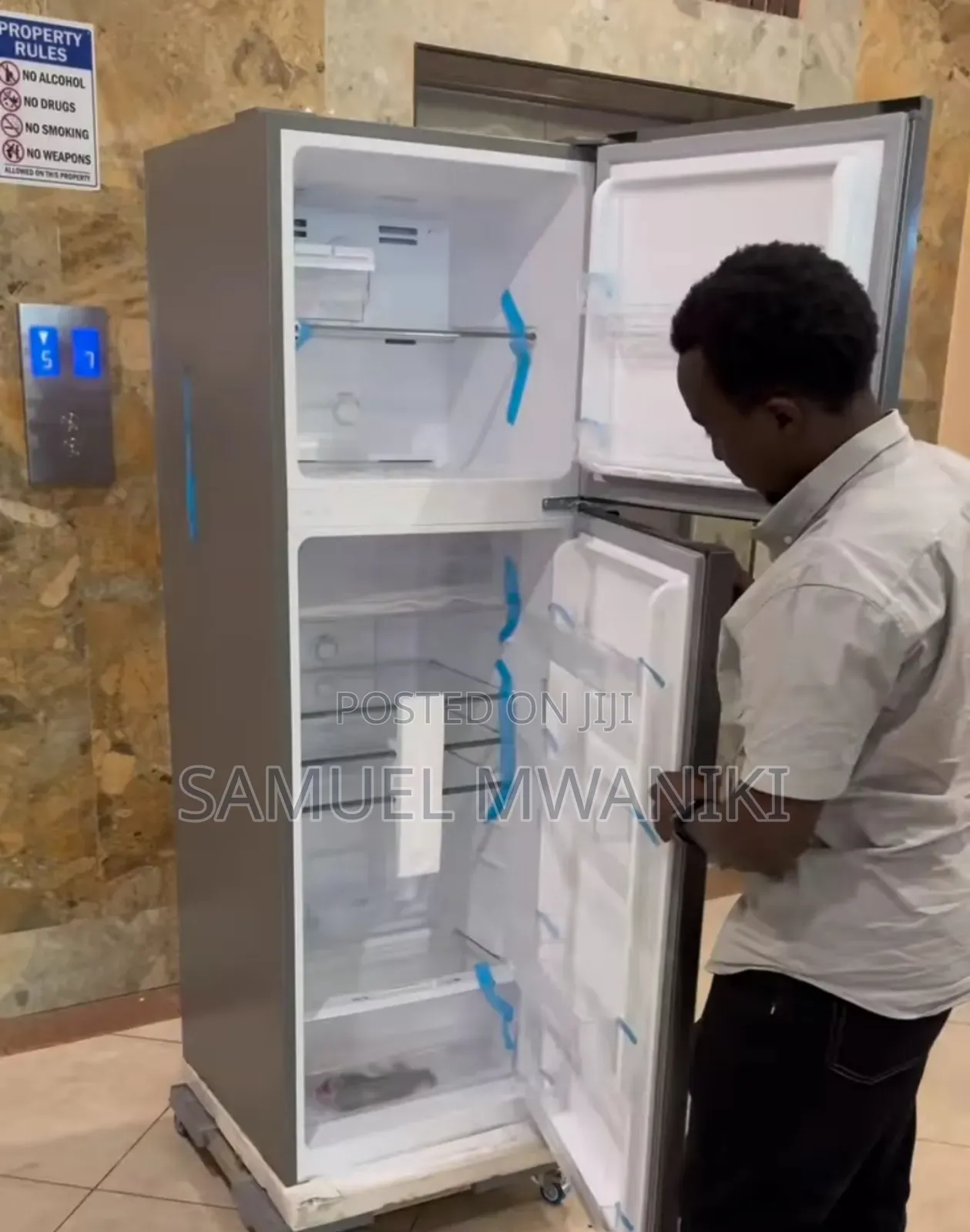 Von DOUBLE DOOR Fridge 248 Liters No Frost