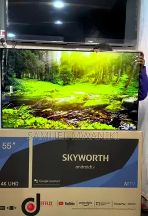 Skyworth 55” Frameless Uhd Smart Android Tv Voice Command
