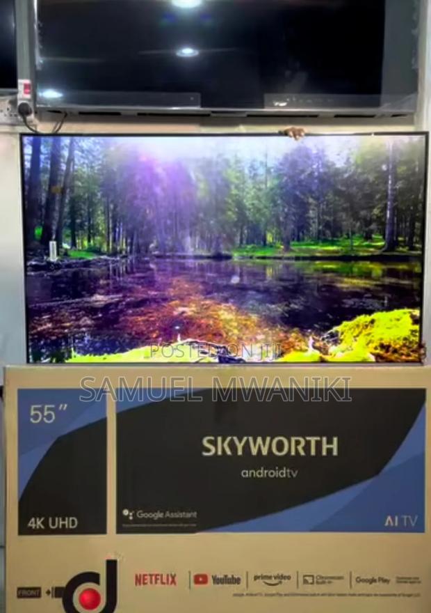 Skyworth 55” Frameless Uhd Smart Android Tv Voice Command - thumbnail 3