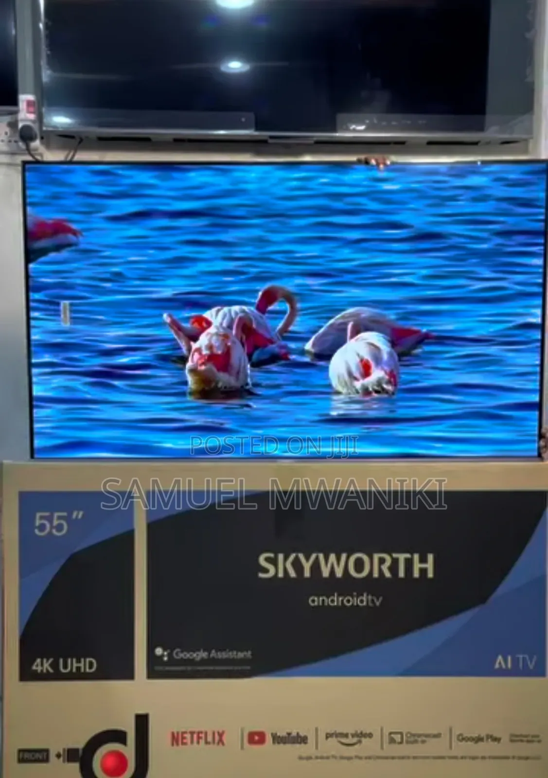 Skyworth 55” Frameless Uhd Smart Android Tv Voice Command