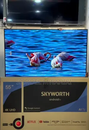 Skyworth 55” Frameless Uhd Smart Android Tv Voice Command