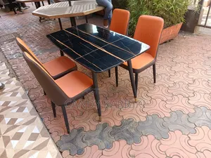 Beautiful 4 Seater Pure Marble Dining Set