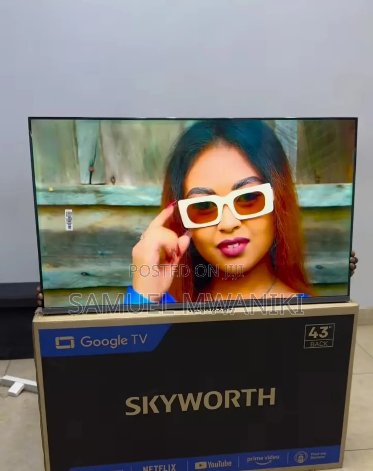 Skyworth 43" FHD Display Smart Google Tv - Voice Command