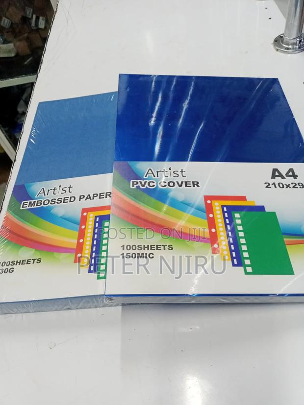 Artist Emborsed and PVC Paper - main view