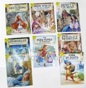 Children’S Fairy Tale Story Books Set (8pcs)