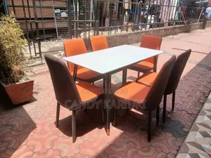 Pure Marble Dining Table Plus 6 Chairs