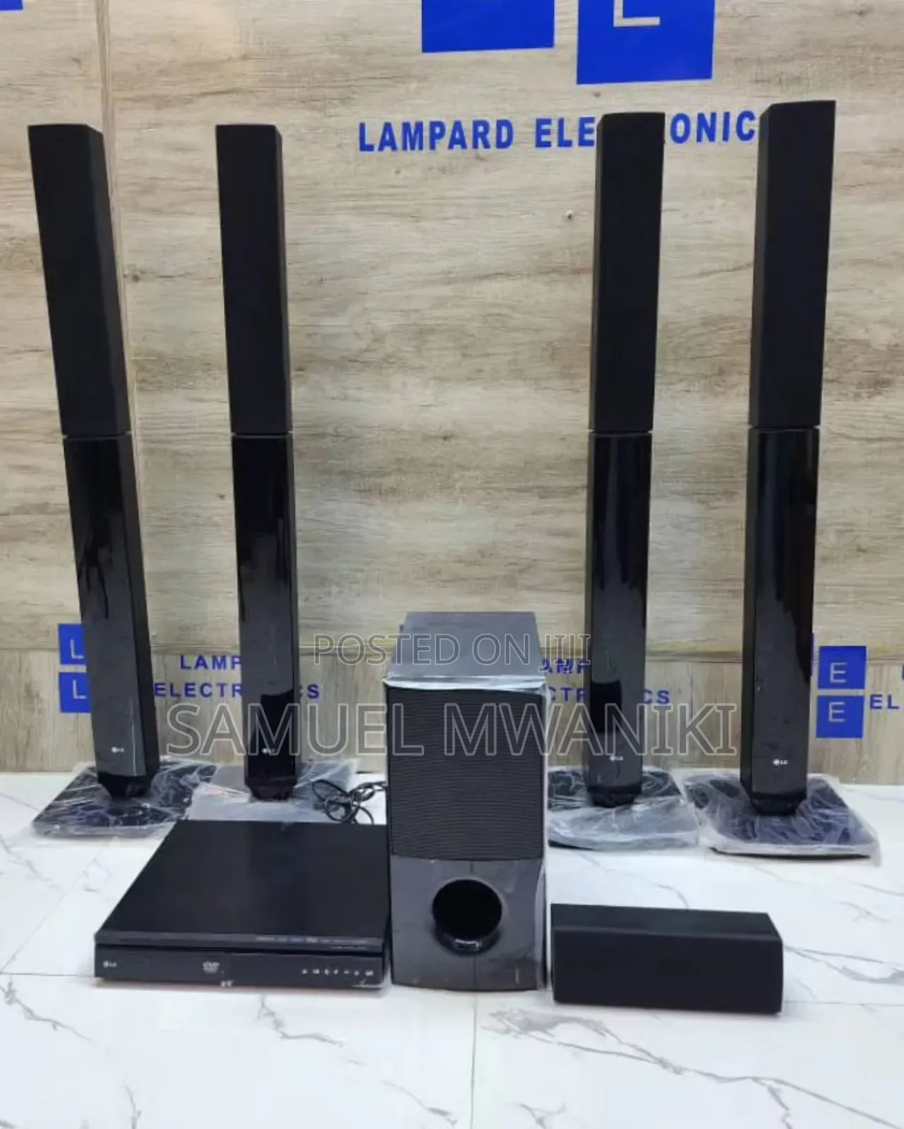 Lg Lhd657 5.1ch 1000 Watts Home Theatre 4 Tall Boys