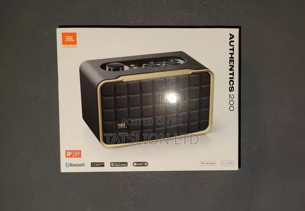 JBL Authentics 200 Smart Speaker - Black