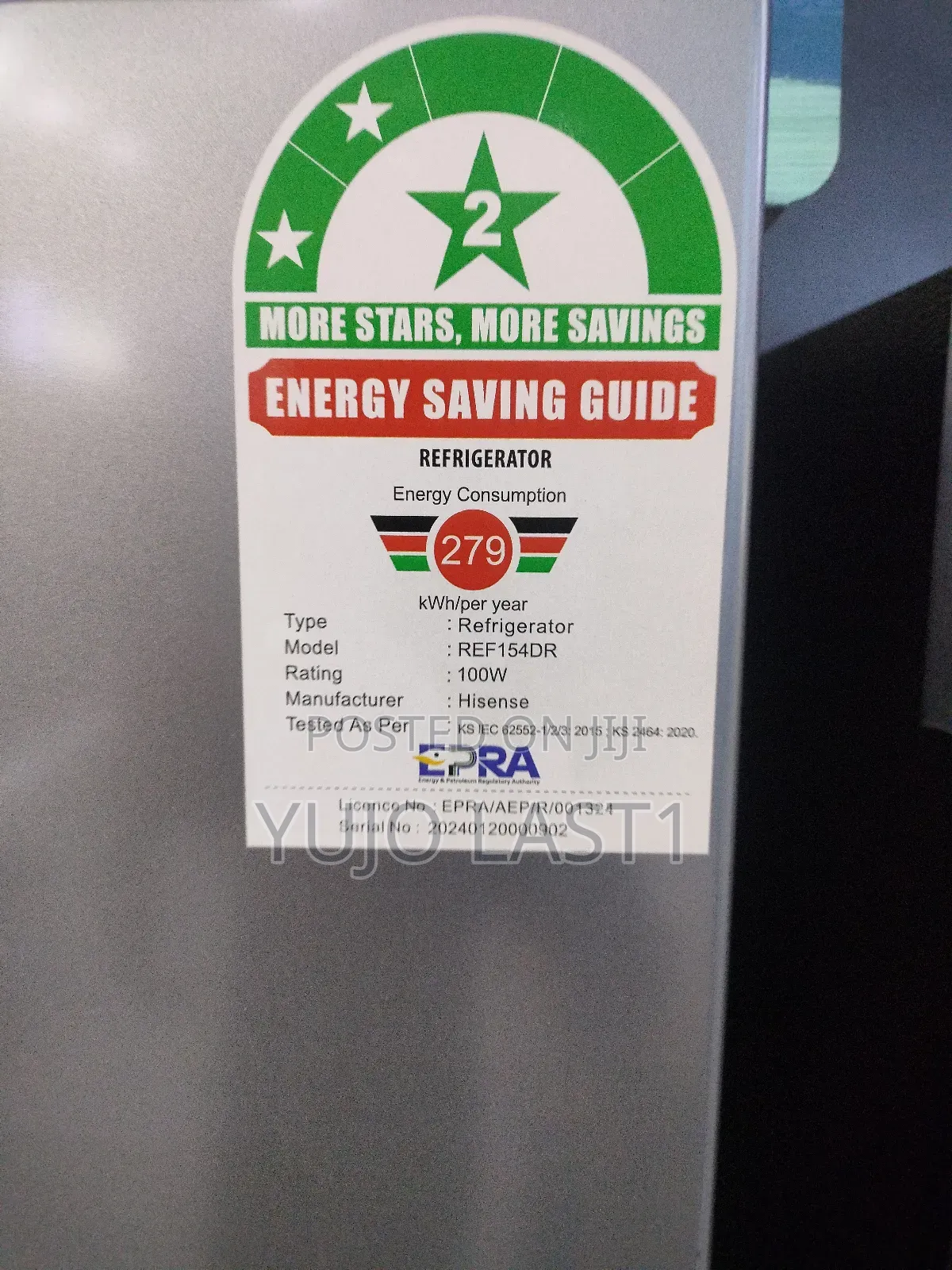 Hisense Ref154dr 154l Fridge