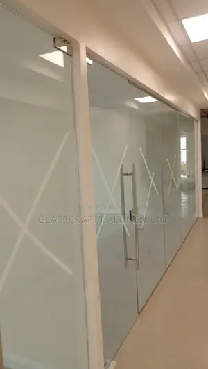 Framless Office Partition