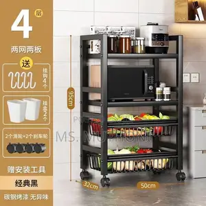 *4 Layers Multifunctional Metallic Rack*
