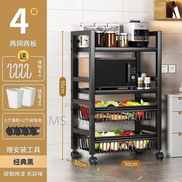 *4 Layers Multifunctional Metallic Rack*
